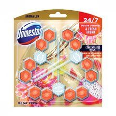 Туалетний блок Domestos Люкс Свіжість жожини і драгонфруту 3*55 г