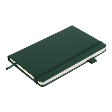 Книга записна ETALON 125*195, 96 арк., линия, обкл. штучна шкіра, зелений