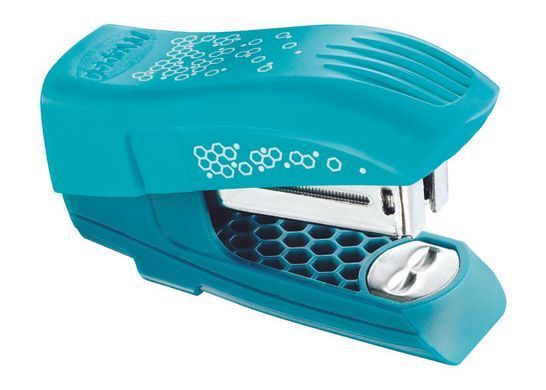 Степлер компактний GREENLOGIC MINI, пластиковий, 15л., + 400 скоб (скоби №24/6; 26/6), асорті, Асорті