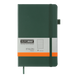 Книга записна ETALON 125*195, 96 арк., линия, обкл. штучна шкіра, зелений