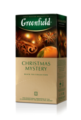 Чай чорний 1.5г*25*10, пакет, "Christmas Mystery", GREENFIELD