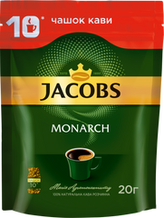 Кава розчинна 20 г, пакет, JACOBS MONARCH