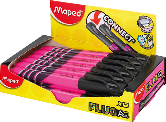 Текст-маркер FLUO PEPS Pen, рожевий, Рожевий
