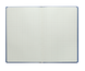 Блокнот діловий ROYAL А5, 96л, клітинка, обкладинка штучна шкіра, сірий