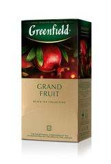 Чай чорний 1.5г*25*10, пакет, "Grand Fruit", GREENFIELD