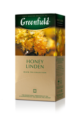 Чай чорний 1.5г*25*10, пакет, "Honey Linden", GREENFIELD