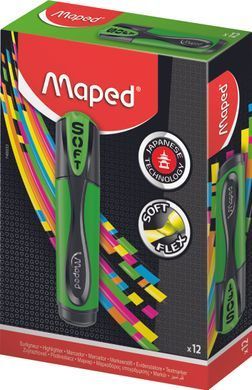 Текст-маркер FLUO PEPS Ultra Soft, зелений, Зелений