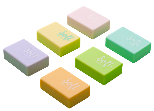 Гумка прямокутна Pastel 29х19,6х10мм