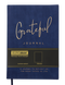 Блокнот діловий GRATEFUL А5, 96л, чистий, обкладинка штучна шкіра, синій