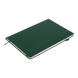 Книга записная ETALON 210*295, 96л., клетка, обложка искуственная кожа, зеленый